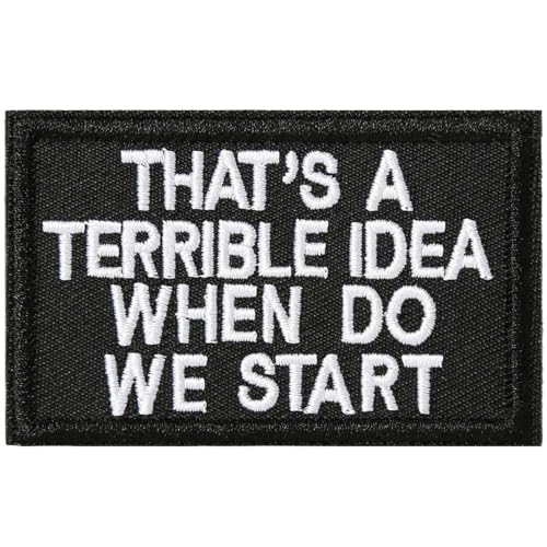 XMJY Tactical Hook and Loop Patch - That's A Terrible