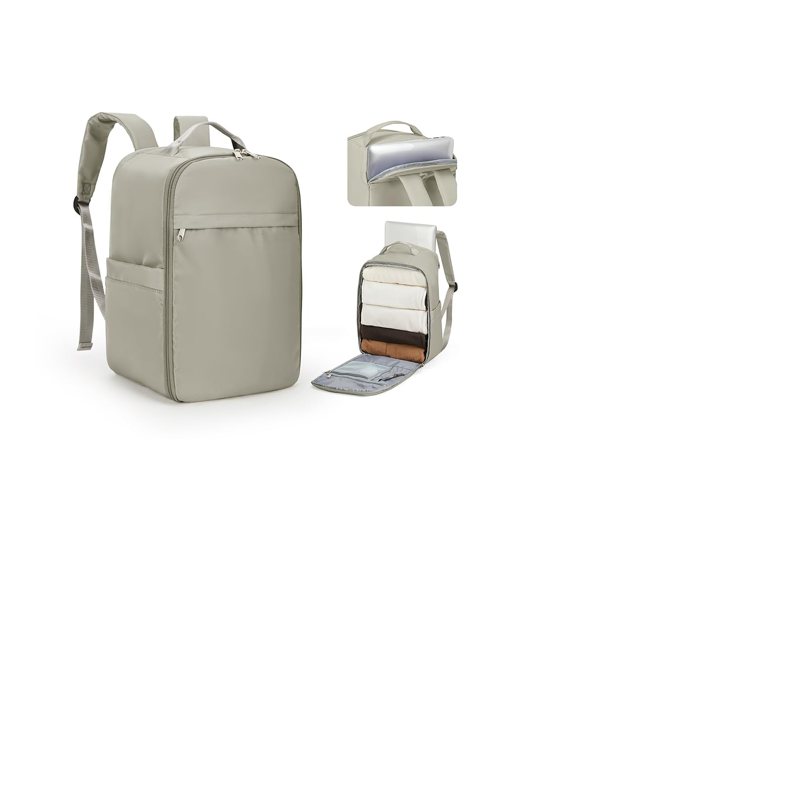 SZLX Borse da Viaggio 45x36x20 Zaino Easyjet Donna Zaino Ryanair 40x20x25 Bagaglio a Mano Zaino impermeabile uomo trekking, Borsa da Viaggio Cabina aereo Zaino per Laptop con Porta di ricarica USB