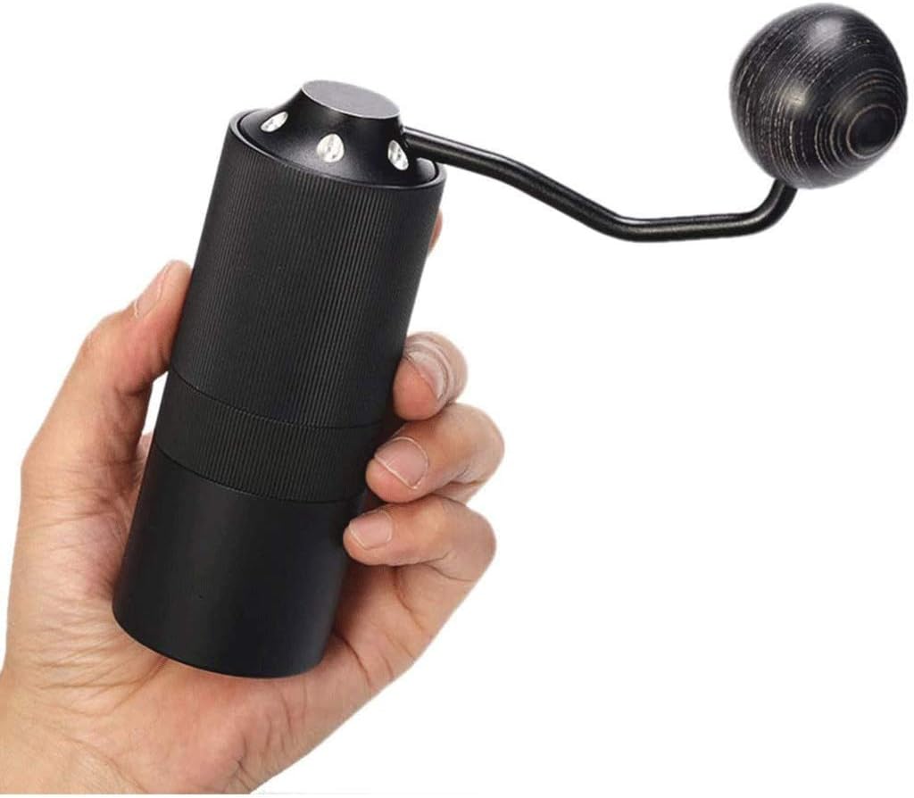 Handy Coffee Grinder Manual Portable Travel Crocus Mill Bean Stainless Steel Burr