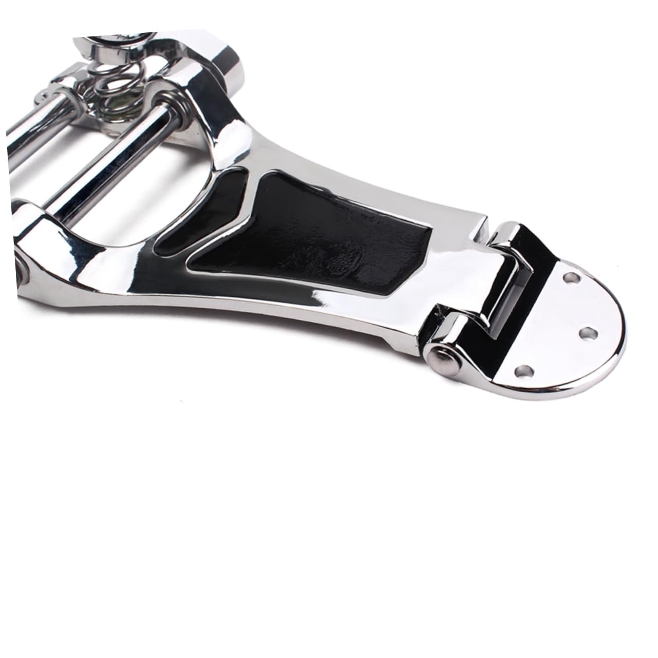 Ponte Tremolo Vibrato Ga409 per Chitarra Elettrica Argento | Set Tailpiece in Metallo, Leggero e Ben Lucidato, Ricambio per Parti Chitarra Elettrica