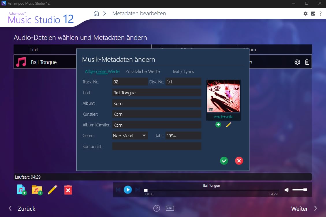 Ashampoo Music Studio 12 - Musikprogramm für PC, Audio-Bearbeitung und Aufnahme, 1 Benutzer Lizenz, Aktivierungscode per Post