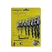 7Pcs Woodworking Countersink Drill Bits, DRILLPRO Woodworking Chamfer High-Speed Steel Countersink Drill Bits Set With One Free Hex Key Perfect