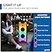 Gemini Bluetooth Speaker 1000W with LED Light Show, Dual 8