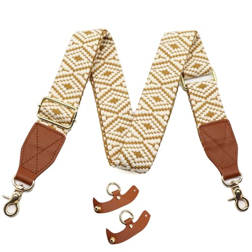 Image of LEMEDE Purse Strap Replacement Crossbody 1.5 inch Wide Shoulder Strap Adjustable Straps Handbag Strap Replacement Belts