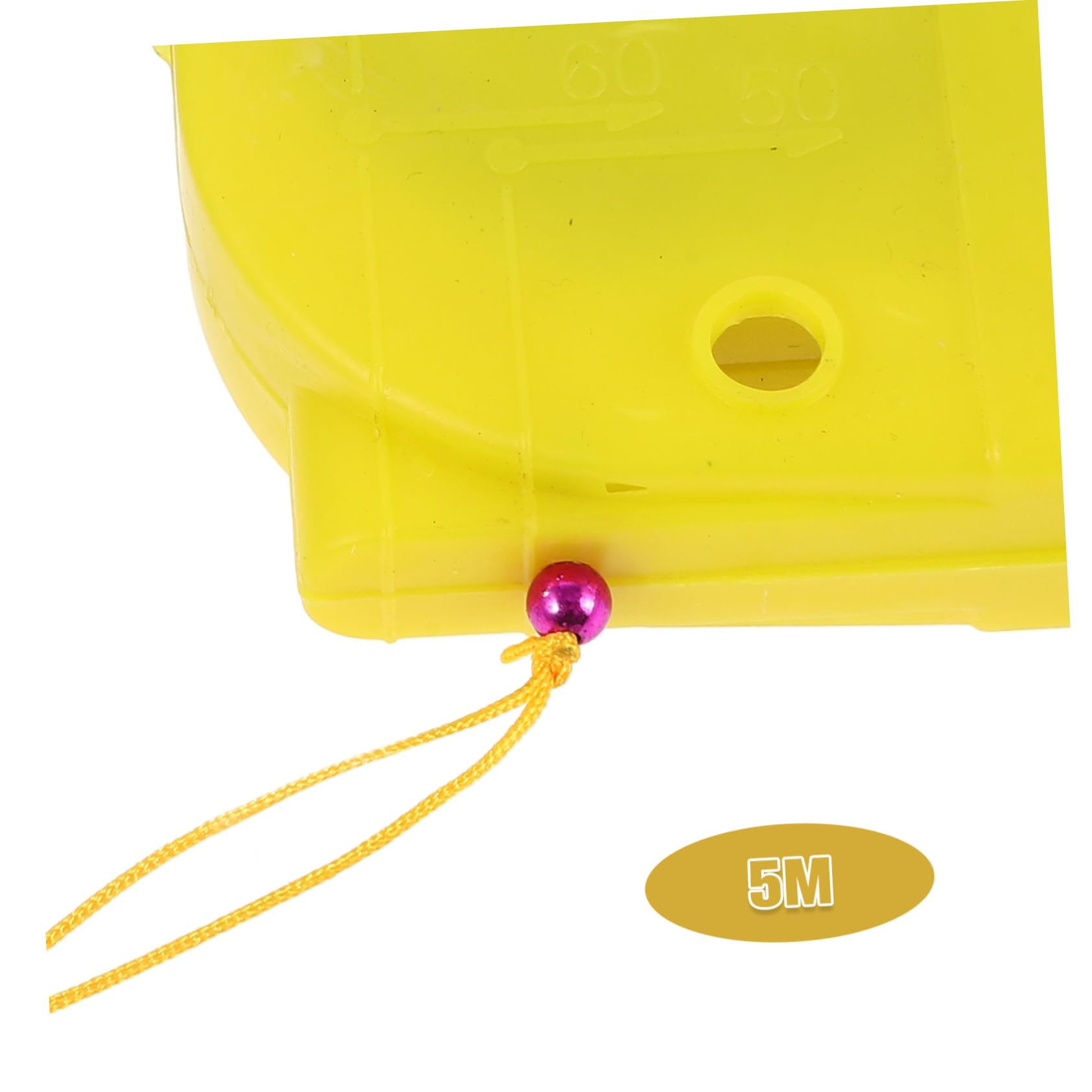Strumento a Piombo 5m Accessorio, Misurazione Precisa per Edilizia | Allineamento Verticale Accurato, Struttura Plastico-ferro, Uso in Cantiere e Lavorazione Legno