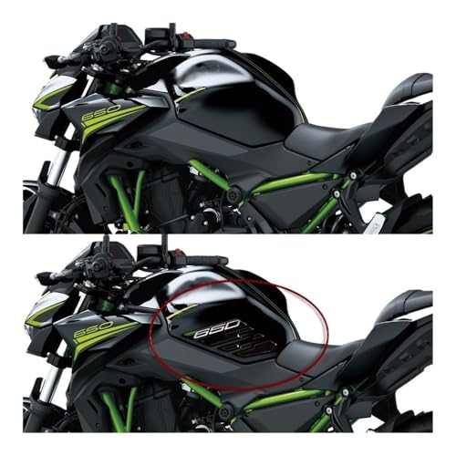Autocollants réservoir Z650 kit protection pour vos trajets et balades moto