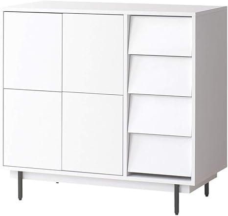 Amazon エア リゾーム キャビネット ラック シェルフ おしゃれ 木製 収納棚 Bed Ford Cabinet ベッドフォードキャビネット ホワイト キャビネット オンライン通販