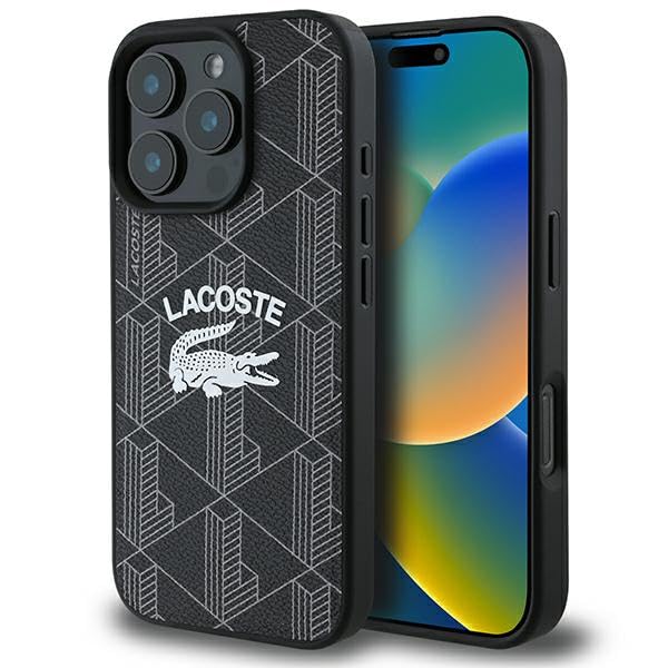 CG MOBILE Mercedes-Benz HC - Custodia per iPhone 16 Pro Max, resistente, antiurto, compatibile con Magsafe, PC/TPU con anello argentato trasparente, nero