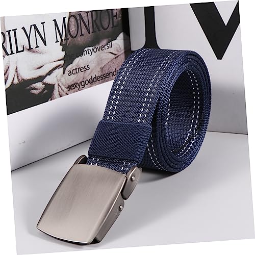 Men's Waist Belt Canvas Belt for Outdoor Activities and Comfortable Black2