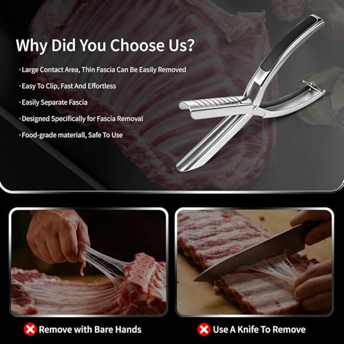 Herramienta para retirar membrana de costillas de acero inoxidable miniatura 2