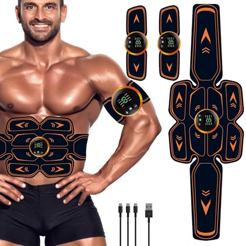 Electroestimulador muscular profesional, electroestimulador para abdominales, ABS Trainer/Tóner para abdomen/brazo/cintura/piernas