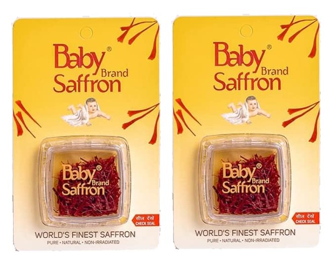 Baby Saffron Brand 100% Pure Worlds Finest Saffron (Kesar), 1 Gm Each (Pack of 2) (B0BHWWPSS8) Amazon Price History, Amazon Price Tracker