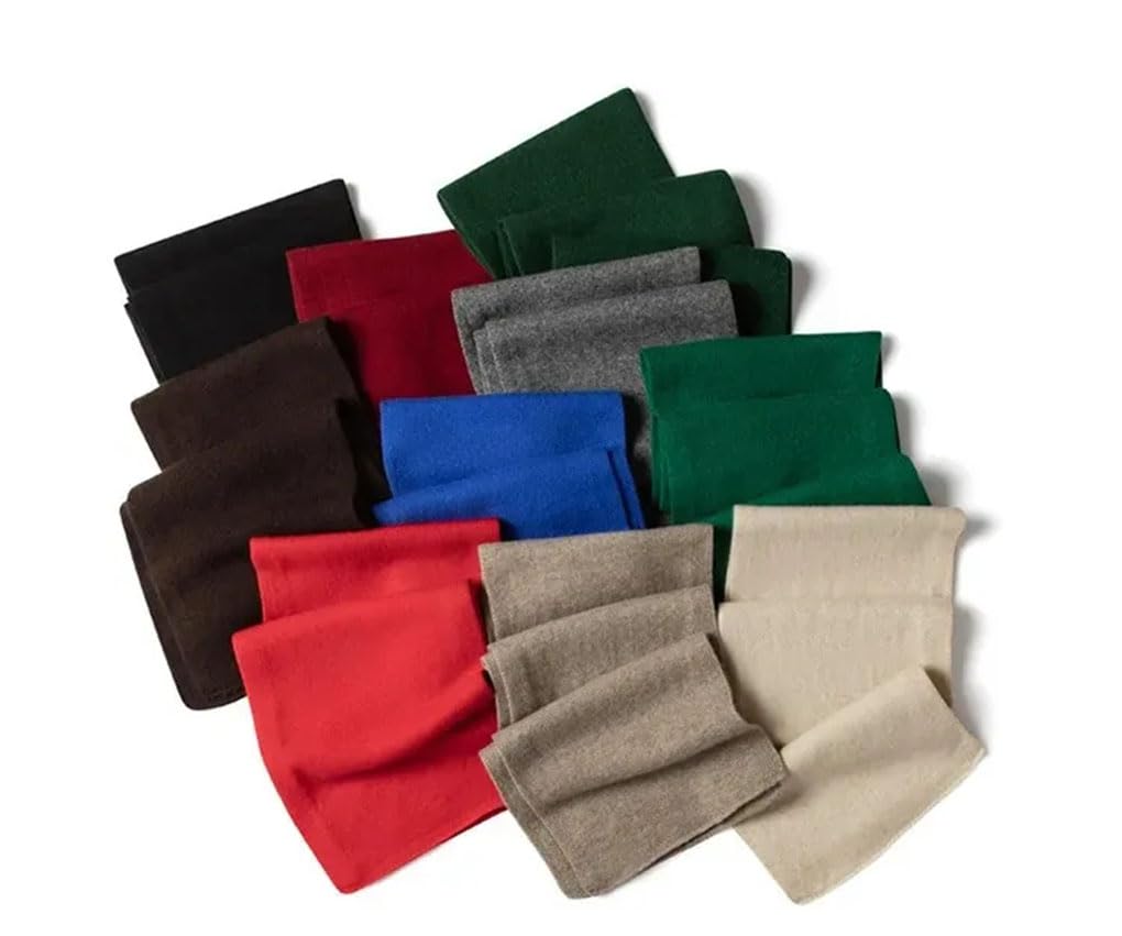 Dicker, Langer, gestrickter Kaschmirschal für Damen und Herren, wärmender Halswärmer und Schulterschal