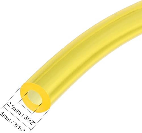 Miniatura 3 de uxcell Manguera de línea de combustible de gasolina de 33 pies I.D 332 X O.D 316 tubería suave de PVC para motosierra común de 2 ciclos de Weedeater