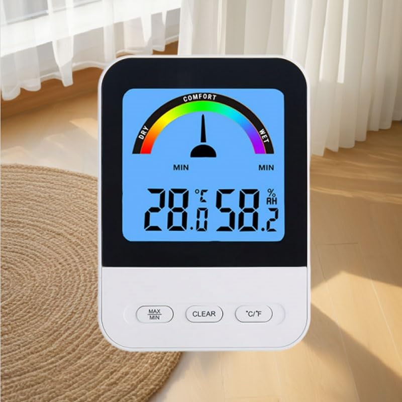 Digital Humidity Temperature Meter Room Dry Wet Comfort Guide