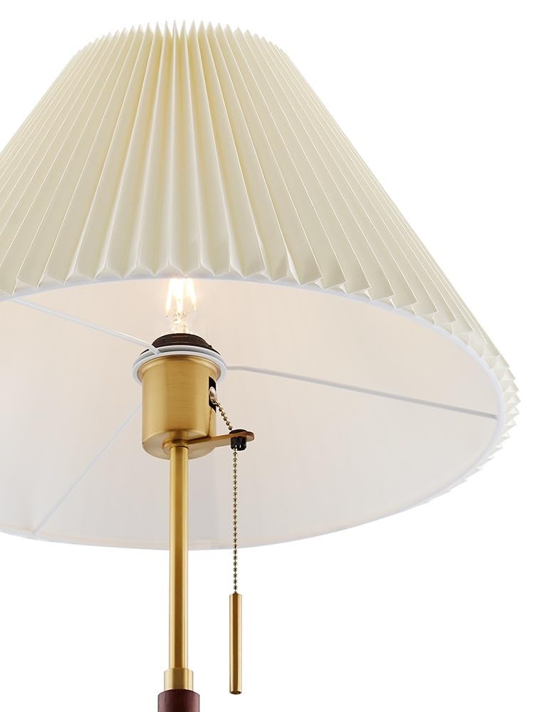 Lampa Stojąca Salon Nordic Lampa Podłogowa Salon Plisowana Amerykańska Retro Sypialnia Studium Pionowa Lampa Lampa Podłogowa Sypialnia