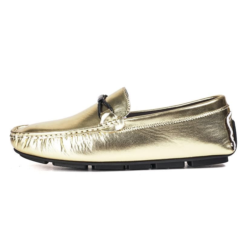 Mens Loafers Shoe Round Toe Faux Leather Driving Style Loafer Lightweight Flexible Slip Resistant Walking Fashion Slip-ons3