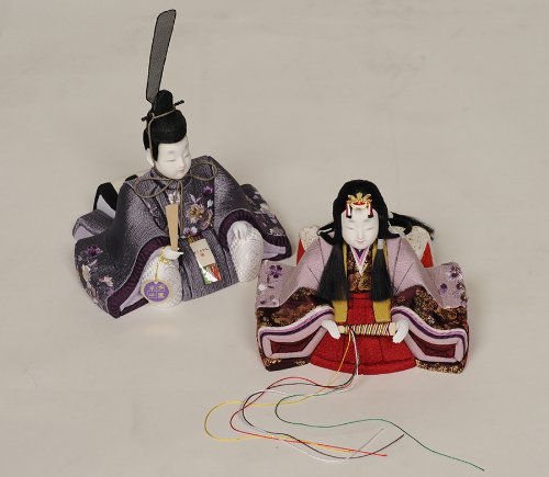 雛人形】木目込人形親王飾：明日香雛：草園作【木目込親王飾】 木目