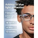 ANYLUV Blue Light Blocking Glasses Men Computer Gaming Glasses Lightweight Al-Mg Metal Anti Eyestrain Eye Protection - Image 3