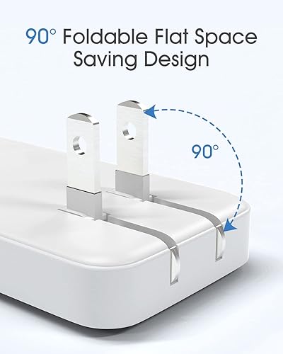 Miniatura 6 de Cargador de pared USB, cargador rápido USB C, cargador de pared USB dual Elexlinco con carga Apple 20W y QC 3.0 18W USB-A, adaptador de pared USB C