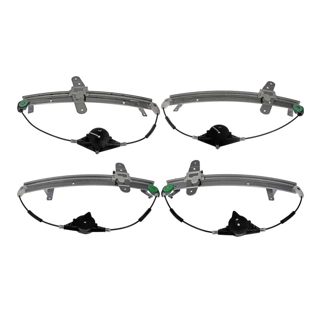 Window Regulator Set 4pc Mercury Grand Marquis 4.6L 1992-2011 XW7Z5423208AA