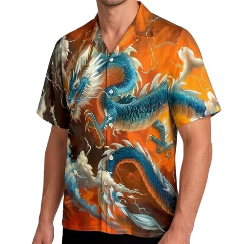Chemise pour hommes en coton slim à manches courtes argenté