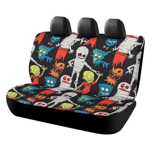 Housse de siège pour VUS au motif Halloween abstrait pour vos voyages