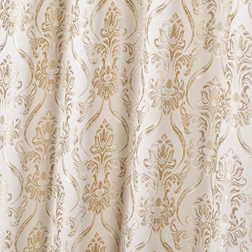 image for All American Collection New 4 Piece Drape Set with Attached Valance an