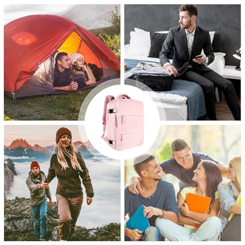 Sac à dos de voyage imperméable extra large doté d'un port de charge USB ergonomique - 7
