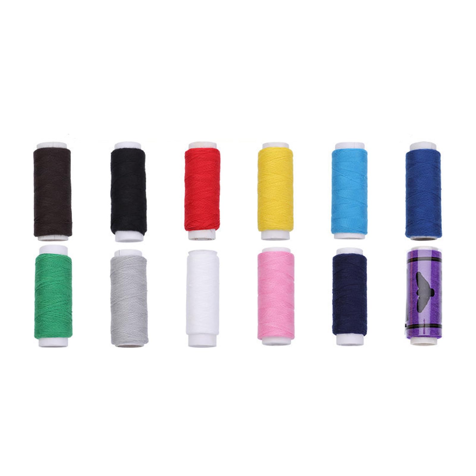 Tsophreniq 120 Spools Multicolored Sewing Thread Polyester Sewing Thread Embroidery Machine for Machine Hand Quilting Nylon