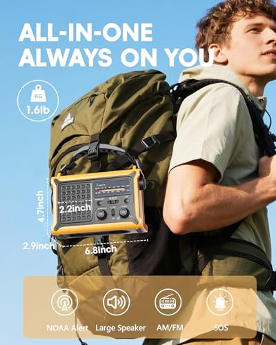Portable Emergency Solar Radio Charger
