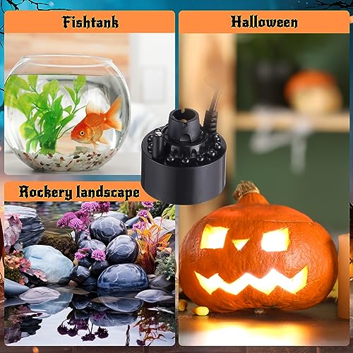 Vihose ANB-VIHOSE-0408 2 Pcs Halloween Mist Maker Fogger Small Ultrasonic Fog Machine Halloween Water Fountain Cauldron Pond Fog thumb #5