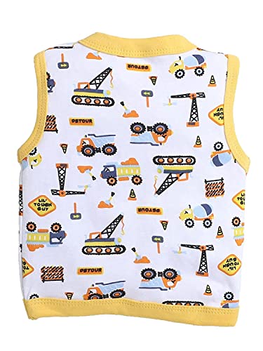 Image of Pooja Baby Baby Boy's & Baby Girl's Printed T-Shirt /Jhabla /Nightsuits with Assorted Prints- Multi-Pack Pack of 4