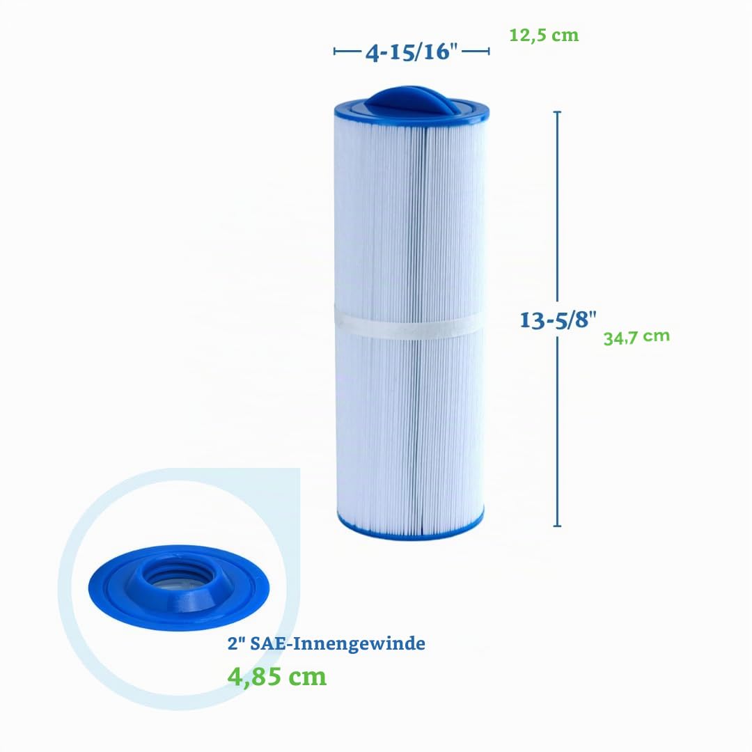 Malaka Spa-Filter kompatibel mit PWW50L, 4CH-949, FC-0172 Ersatz-Whirlpool-Filterkartusche 2 Stück