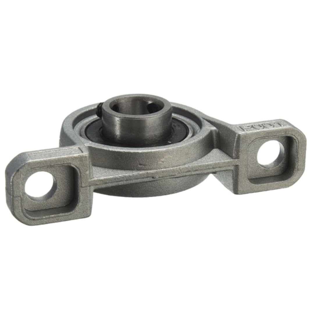 6Pcs KP001 Pillow Block Bearing 12mm Bore Zinc Alloy Inner