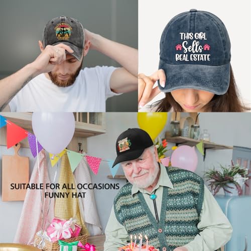 Image of Vintage Country Adjustable Cotton Cap for Men