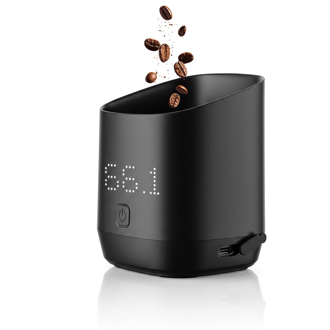 Bilancia da Caffè Digitale Ricaricabile con Timer e Display LED, Bilancia Caffè per Espresso Filtro Pour Over Custodia Protettiva Inclusa, Mini Bilancia per Caffè e Cucina