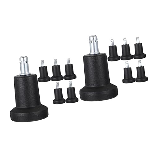 NUOBESTY 12 piezas de almohadillas de ruedas fijas giratorias, silla giratoria de oficina, silla giratoria de escritorio, ruedas giratorias, ruedas