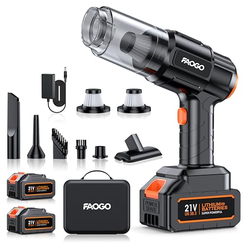 FAOGO Car Vacuum Portable Cordless