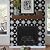 10Pcs Peel and Stick Tile 8" x 8", Black Peel and Stick Floor Tile Easy to Use, Removable Stickers DIY for Wall, Floor Decor