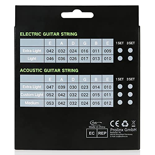 Hricane 3 jeux de cordes de guitare acoustique en laiton, Custom Light 011-052 contient 3 médiators - Les Beatles, Paul McCartney, John Lennon, RIngo Starr, George Harrison Hricane 3 jeux de cordes de guitare acoustique en laiton, Custom Light 011-052 contient 3 médiators – Image 4