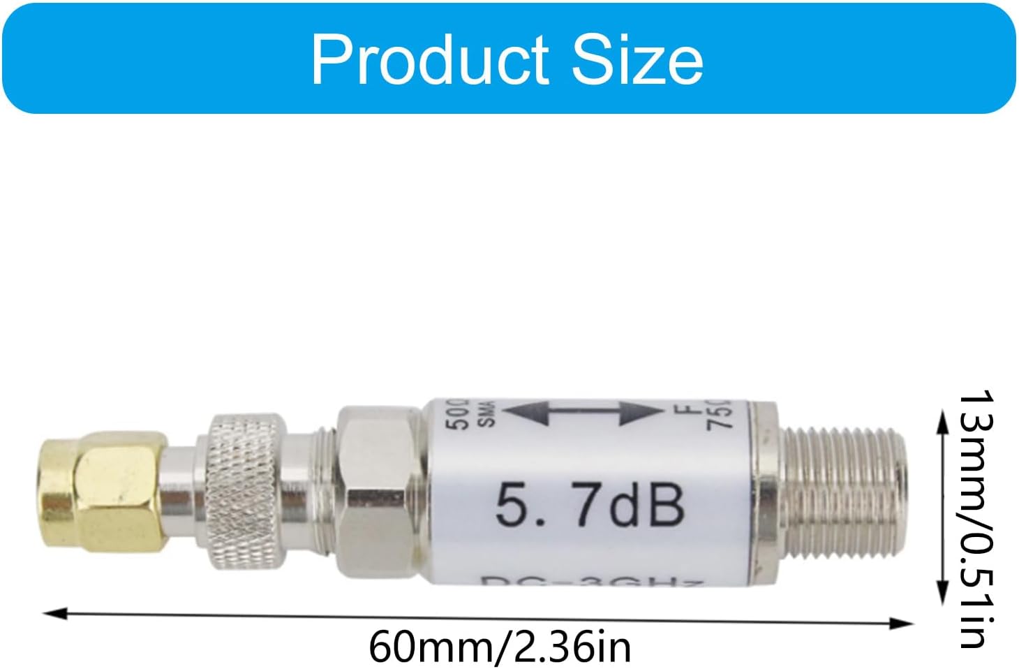 メス - F オスコネクタ 万能インピーダンスコンバーター 0~3GHz インピーダンスアダプター ラジオ修理用 Rojects イ