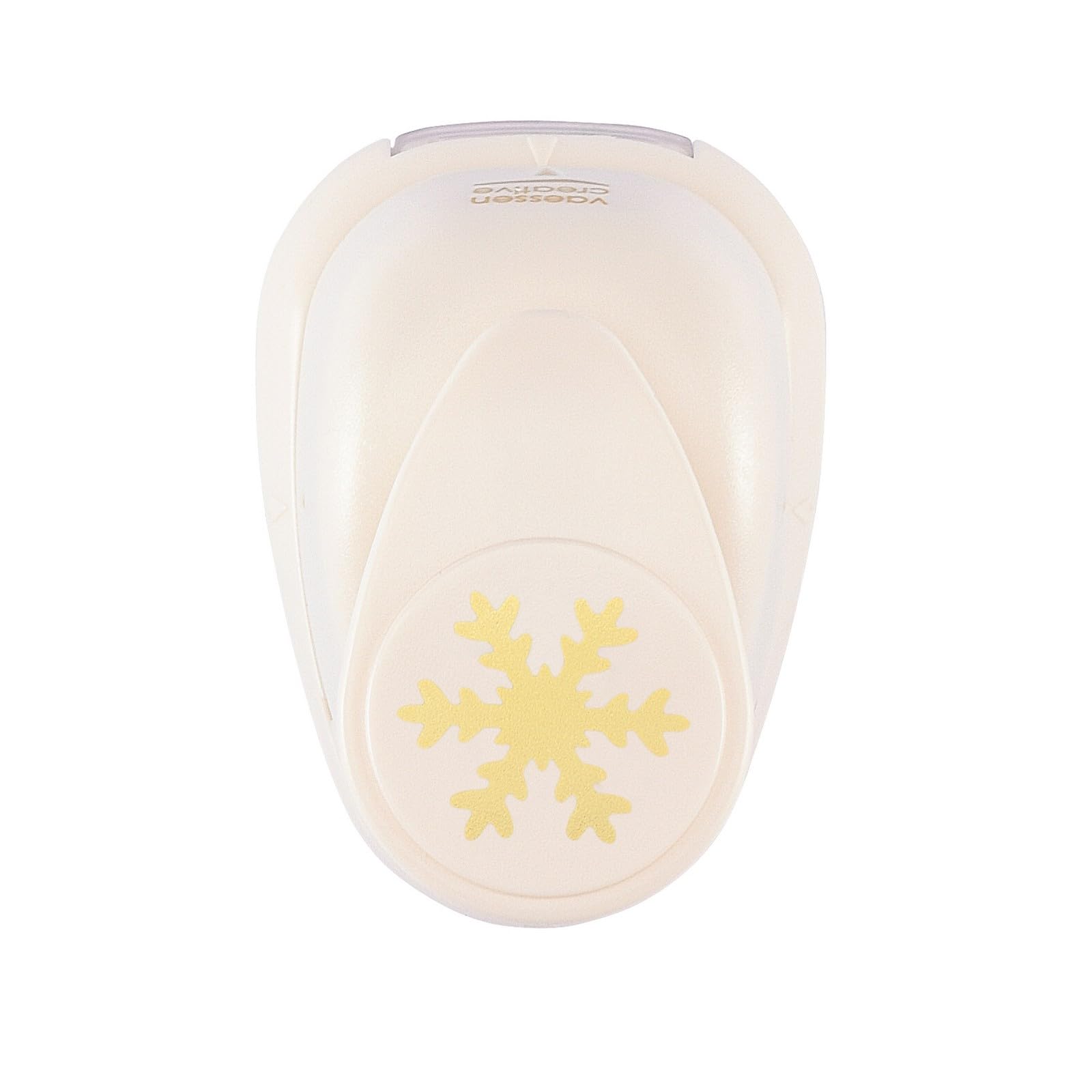 Vaessen Creative Craft Paper Punch - Snowflake - 2,2 x 2,5 cm - Circle Cutter for Crafting and Card Making