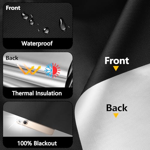 Blackout Blind Stick on Curtains, No Drill Blackout Curtains, Cut to Any Size, Portable Temporary Black Out Blinds for Bedroom, Travel, Nursery & Temporary Use (200×147cm) - Cosy Home Interiors Blackout Blind Stick on Curtains, No Drill Blackout Curtains, Cut to Any Size, Portable Temporary Black Out Blinds for Bedroom, Travel, Nursery & Temporary Use (200×147cm) - Image 3