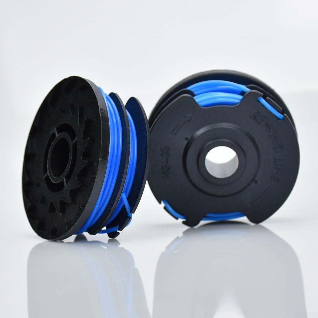 Bobina de repuesto para recortadora de césped RLT6130 con línea de corte y cubierta de carrete compatible con modelo MC489