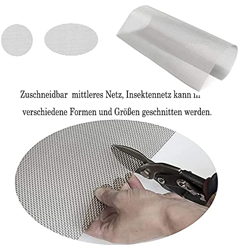 304 Edelstahl Drahtgewebe Edelstahlgewebe 40 Mesh 30 x 120CM Filtersieb Blatt Filtrationstuc (40mesh 30x120cm)