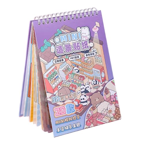 Pegatinas infantiles 3D para niños, pegatinas caseras para scrapbooking | Decoraciones temáticas de actividades manuales de gestión de periódicos creativos Niños, decoraciones