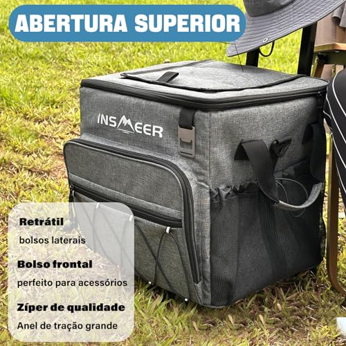 INSMEER Coolers e Bolsas Térmicas Com Rodas - 40 Litros.