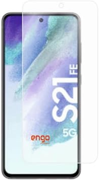 Engo Samsung Galaxy S21 Fe İle Uyumlu Mat Ekran Koruyucu Parmak İzi Bırakmayan Yansıma Ve Parlama Önleyici Koruma, 9h Temperli Kırılmaz Esnek Nano Cam