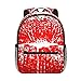 gjowegode Kinderrucksack Red Kiss Lippenstift, Kindergarten Vorschul Tasche Schultasche für Kleinkinder Mädchen Jungen, Zurück Zur Schule
